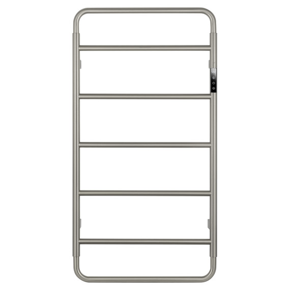 Полотенцесушитель электрический Wonzon & Woghand Wismar П7 450x904 мм WW-AL202-BR, никель фото 2