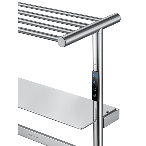 Полотенцесушитель электрический Wonzon & Woghand Düsseldorf с полкой П7 450x862 мм WW-A208-CR фото 3