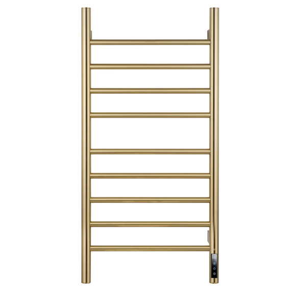 Полотенцесушитель электрический Wonzon & Woghand Bonn П9 418x904 мм WW-AL409-BG, золото фото 2