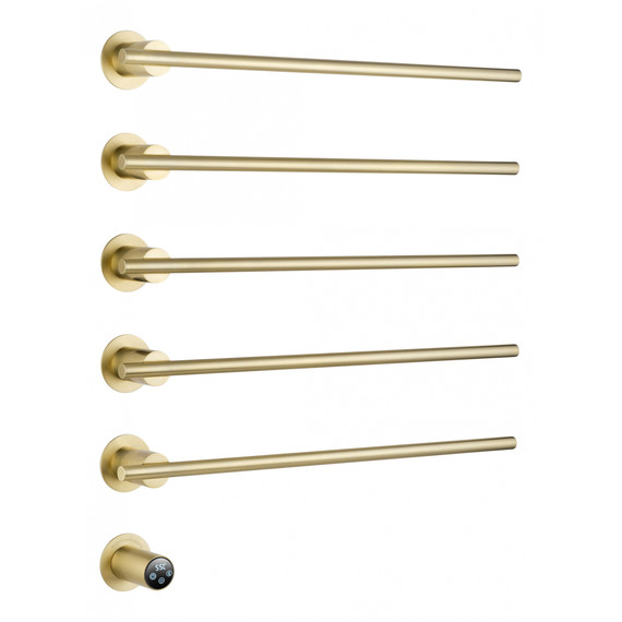 Полотенцесушитель электрический Wonzon & Woghand Dortmund П5 584x670 мм WW-A365-BG, золото фото 