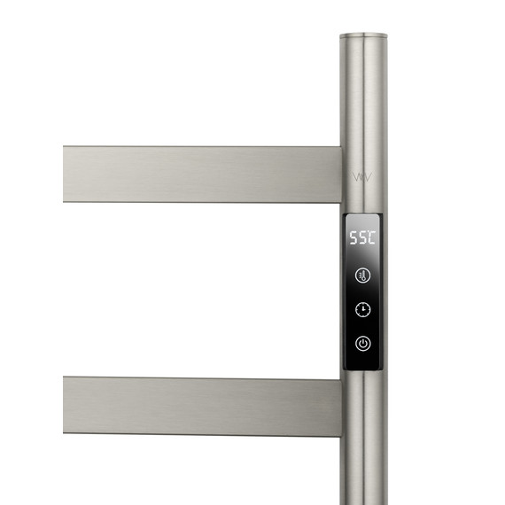 Полотенцесушитель электрический Wonzon & Woghand Essen П6 548x738 мм WW-A405-BR, никель фото 4