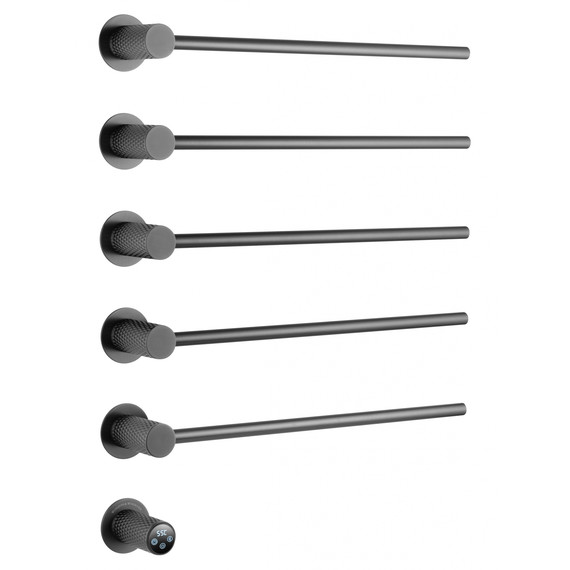 Полотенцесушитель электрический Wonzon & Woghand München П5 523x670 мм WW-A355-GM, темный графит фото 