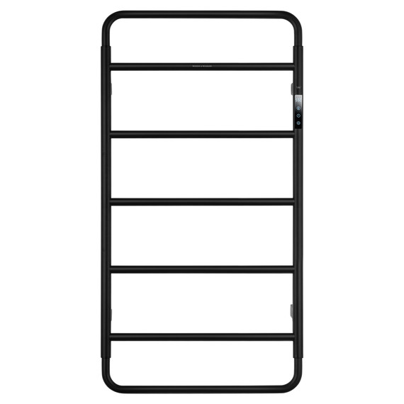 Полотенцесушитель электрический Wonzon & Woghand Wismar П7 450x904 мм WW-AL202-MB, чёрный фото 2