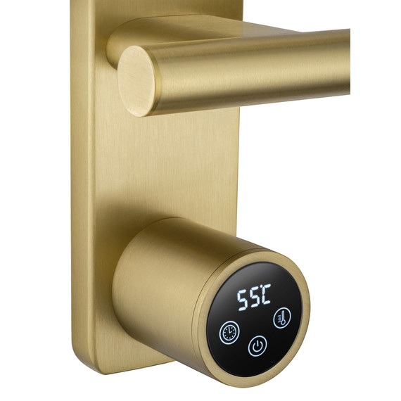 Полотенцесушитель электрический Wonzon & Woghand Nürnberg П2 310x520 мм WW-AL342-BG, золото фото 4