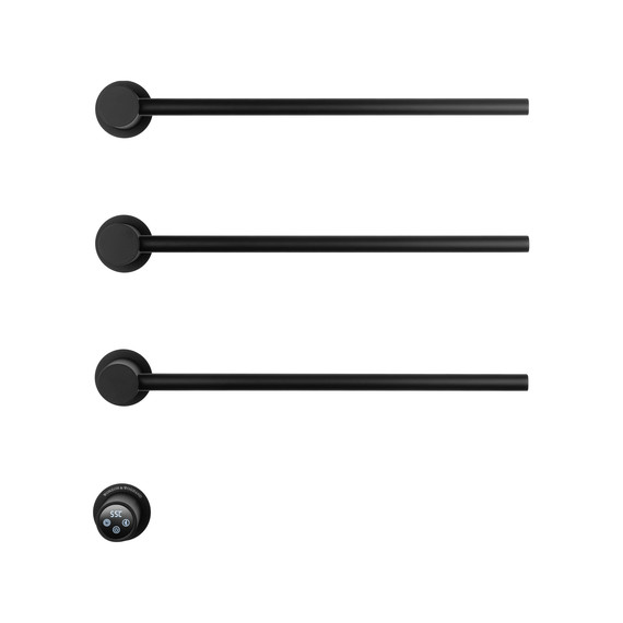 Полотенцесушитель электрический Wonzon & Woghand Hamburg П3 520x515 мм WW-AL313-MB, чёрный фото 2