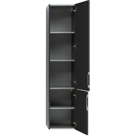 Пенал подвесной Aquanet Алвита 35 см 00240197, серый антрацит фото 4