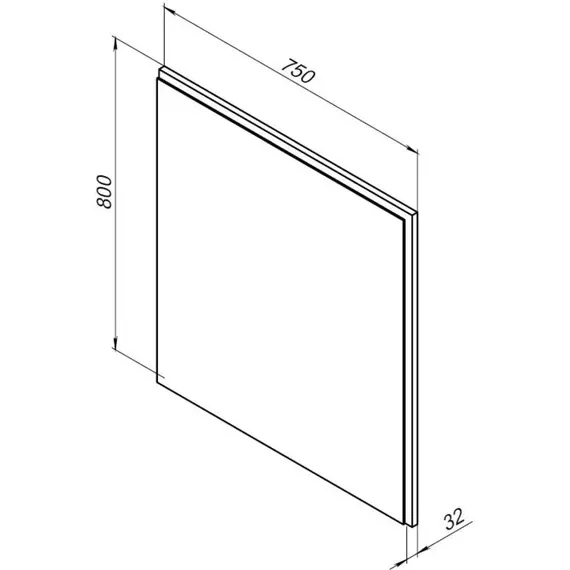 Зеркало Aquanet Nova Lite 75 см 00242271 LED, белый фото 7