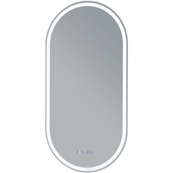 Зеркало Aquanet Монте 50 см 00288970 LED, белый матовый фото 