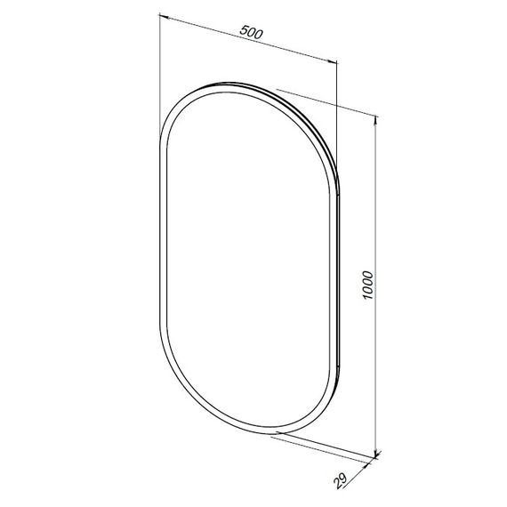 Зеркало Aquanet Монте 50 см 00288970 LED, белый матовый фото 7