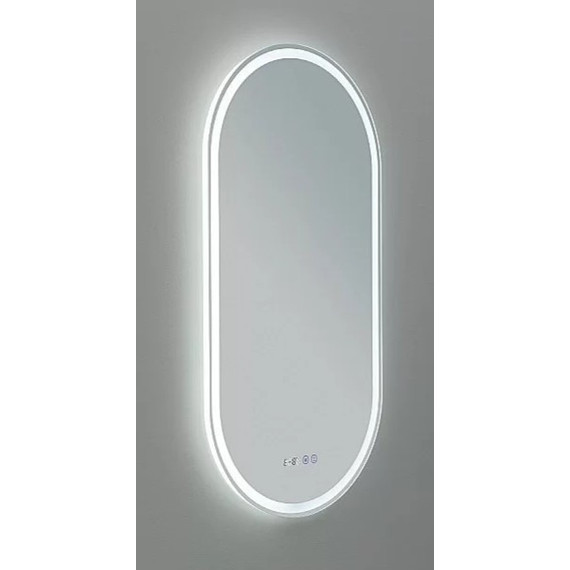 Зеркало Aquanet Монте 50 см 00288970 LED, белый матовый фото 6