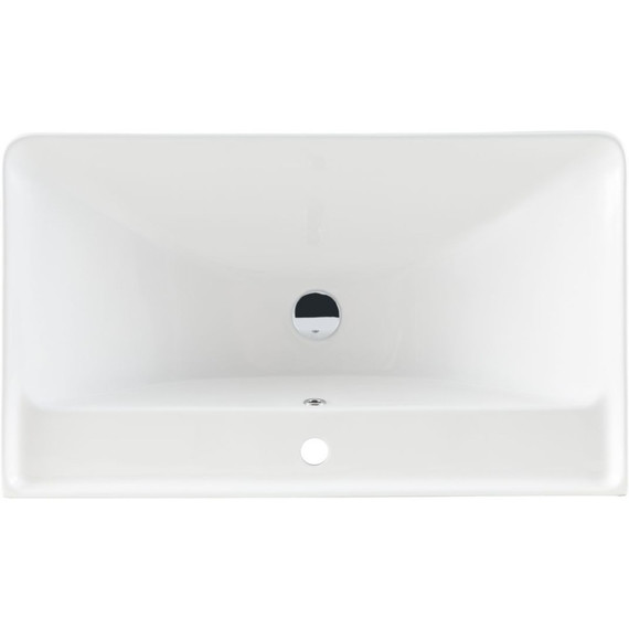 Тумба напольная с раковиной Aquanet Ирис New 80 см 00310154 (2 ящика) белый глянец фото 16