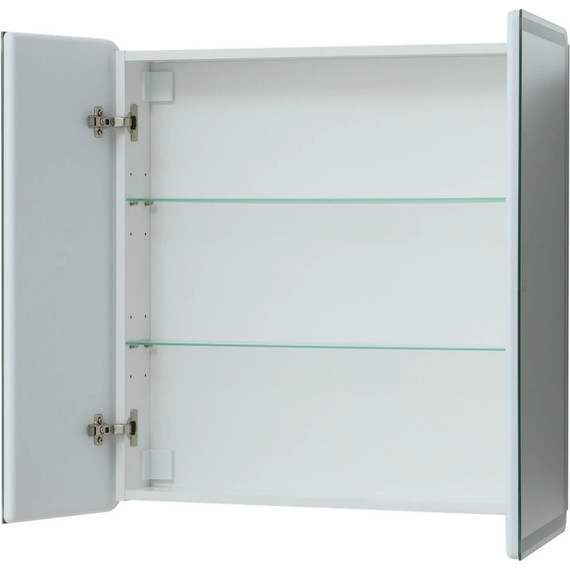 Зеркало-шкаф Aquanet Оптима 80 см 00311862 LED, белый фото 4