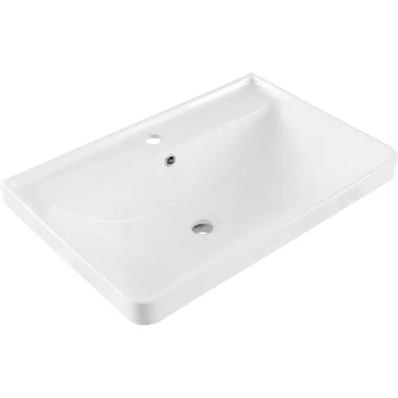 Тумба напольная с раковиной Aquanet Вега 70 см 00344122 (2 ящика) белый глянец фото 20