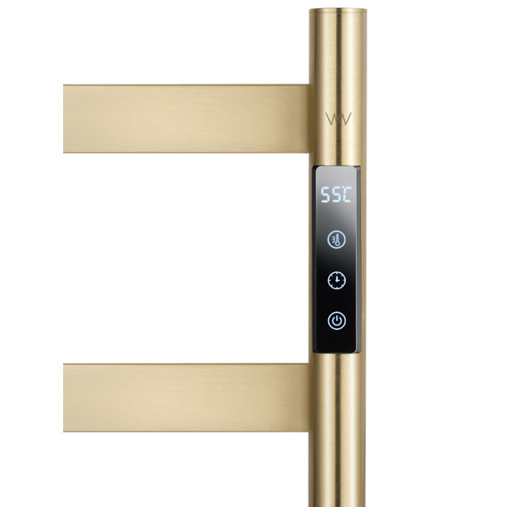 Полотенцесушитель электрический Wonzon & Woghand Essen П6 475x958 мм WW-A406-BG, золото фото 4