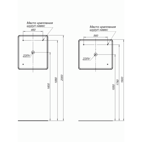 Зеркало Aquanet Ирис 70 см 00326444 LED фото 6