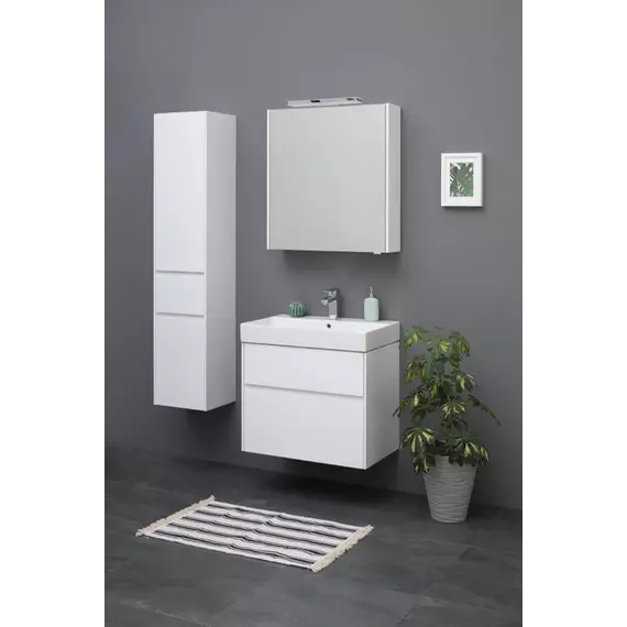 Пенал подвесной Aquanet Бруклин 35 см 00209827 L, белый глянец фото 9