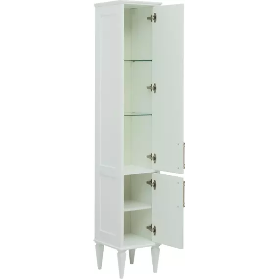 Пенал подвесной Aquanet Бостон М 36 см 00242219 R, белый матовый фото 12