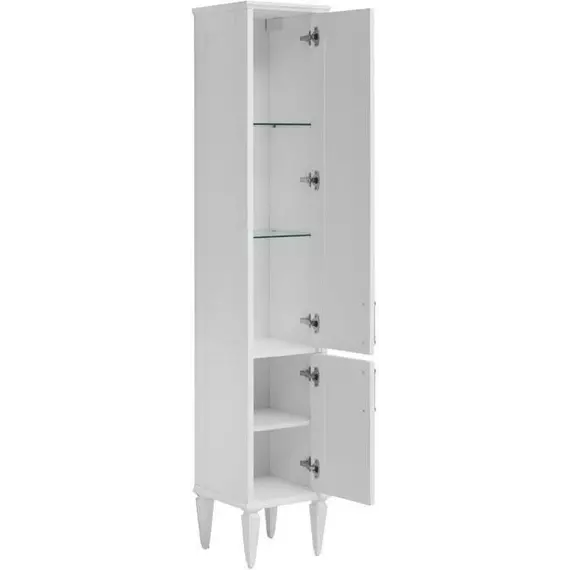 Пенал подвесной Aquanet Бостон М 36 см 00242219 R, белый матовый фото 11