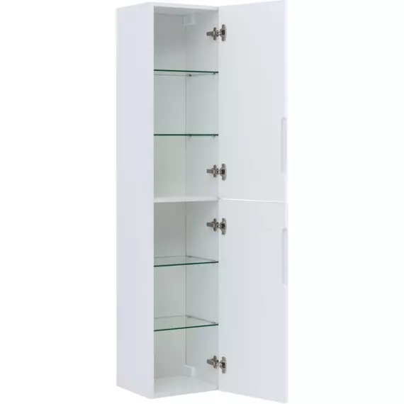 Пенал подвесной Aquanet Джейн 35 см 00313289, белый матовый фото 3