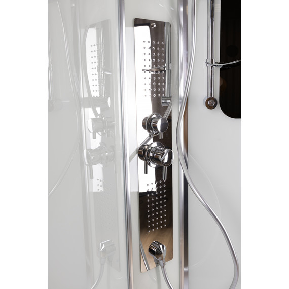 Душевая кабина Niagara Premium NG-6001-01G 90x90 см, хром/прозрачное (безсиликоновая сборка) фото 6