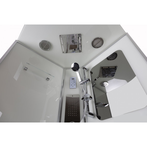 Душевая кабина Niagara Premium NG-6001-01G 90x90 см, хром/прозрачное (безсиликоновая сборка) фото 7