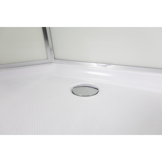 Душевая кабина Niagara Premium NG-6001-01G 90x90 см, хром/прозрачное (безсиликоновая сборка) фото 13