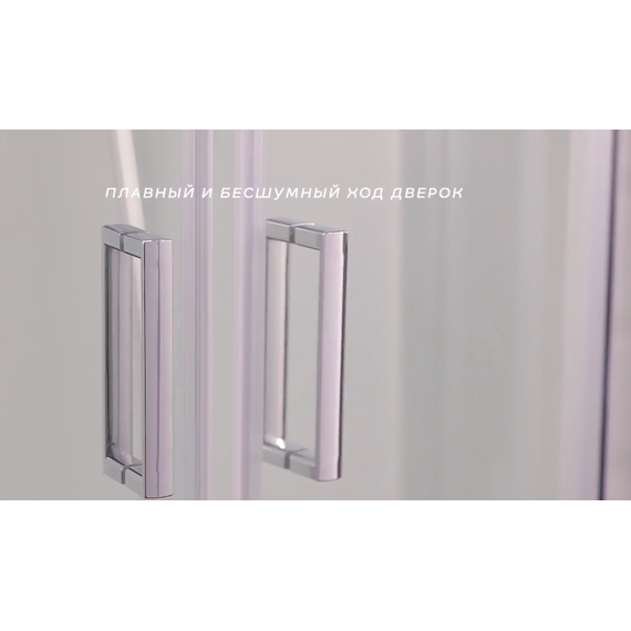 Душевая кабина Niagara Premium NG 6002D-01 100x100 см, хром/прозрачное (безсиликоновая сборка) фото 2