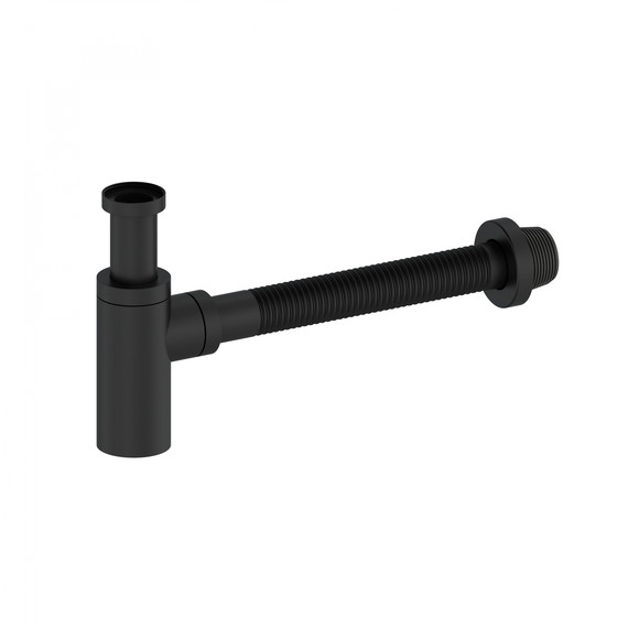 Сифон для умывальника Wonzon & Woghand WW-88SS101-MB, чёрный фото 