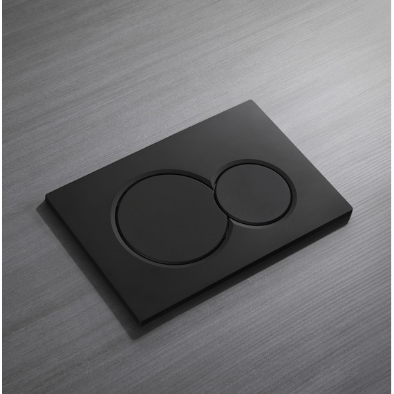 Кнопка смыва Wonzon & Woghand WW-IB232-MB, чёрный фото 2