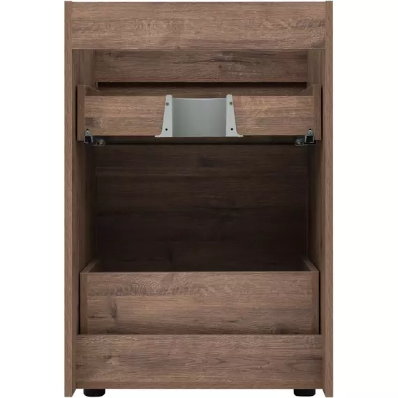 Тумба напольная с раковиной-столешницей Aquanet Токио 120 см L 00333648, дуб веллингтон фото 8