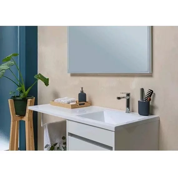 Тумба напольная с раковиной-столешницей Aquanet Токио 120 см R 00237745, белый фото 3