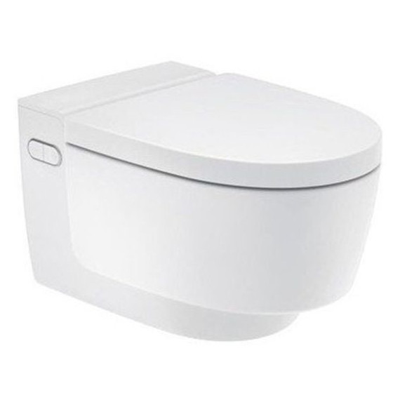 Унитаз-биде подвесной безободковый Geberit AquaClean Mera Comfort 146.210.11.1 с крышкой микролифт фото 