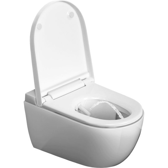 Унитаз-биде подвесной безободковый Geberit AquaClean Alba 146.350.01.1 с крышкой микролифт фото 2