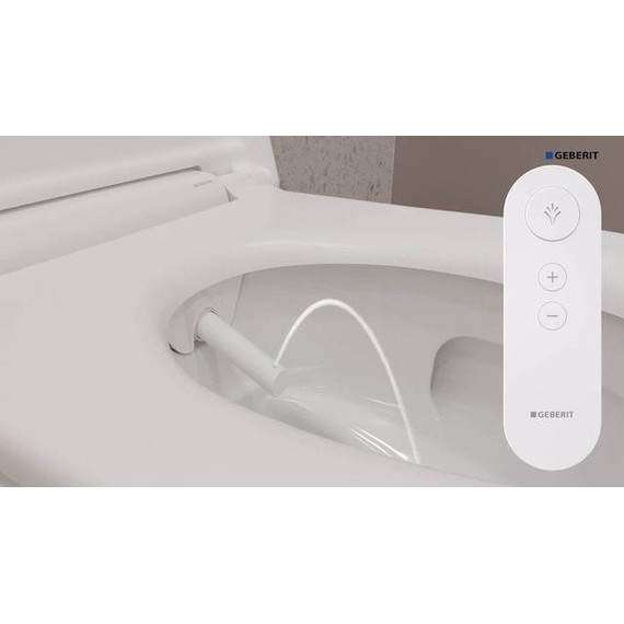 Унитаз-биде подвесной безободковый Geberit AquaClean Alba 146.350.01.1 с крышкой микролифт фото 5