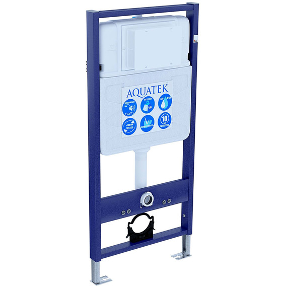 Инсталляция для унитаза Aquatek Standart Sensor INSE-0000001.36 (кнопка хром) фото 5