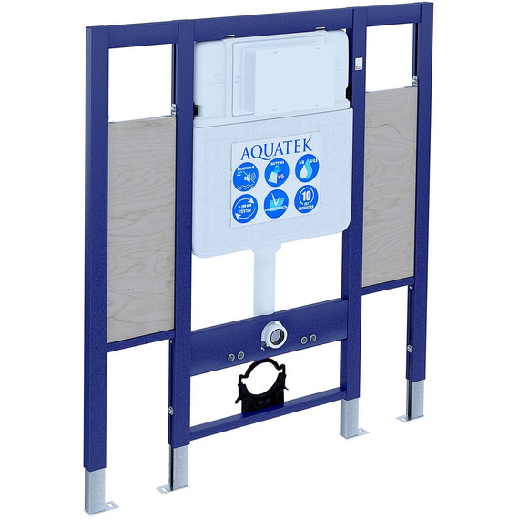 Инсталляция для унитаза Aquatek Sensor INSE-0000002.36 (кнопка хром) фото 3