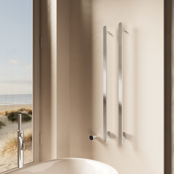 Полотенцесушитель электрический Vincea П4 150x1000 мм VTD-2VT1CH фото 3