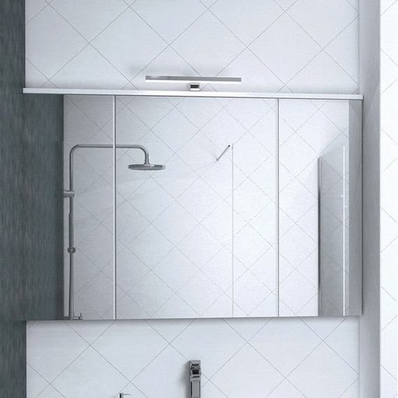 Зеркало шкаф Акватон Брук 120 см 1A200802BC010 - 4 Зеркало шкаф Акватон Брук 120 см 1A200802BC010 фото 4