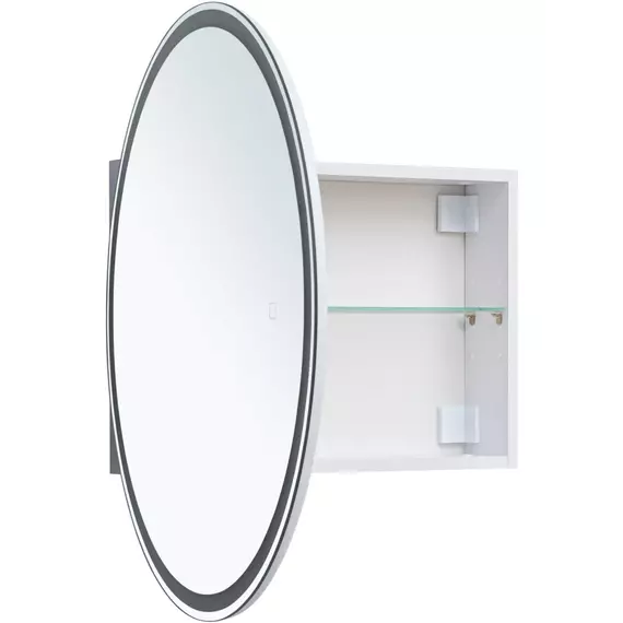 Зеркало-шкаф Aquanet Оптима 80 см 00344784 LED фото 5