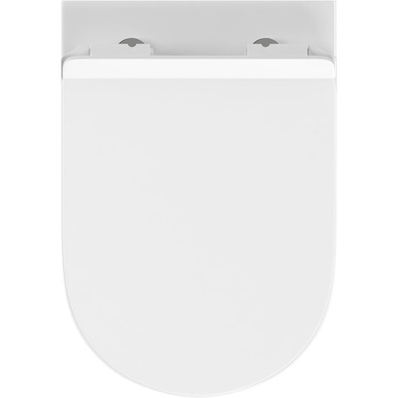 Унитаз подвесной безободковый Cersanit Brasko Vortex DPL EO Slim A68915 с тонкой крышкой микролифт (система смыва Торнадо) фото 10