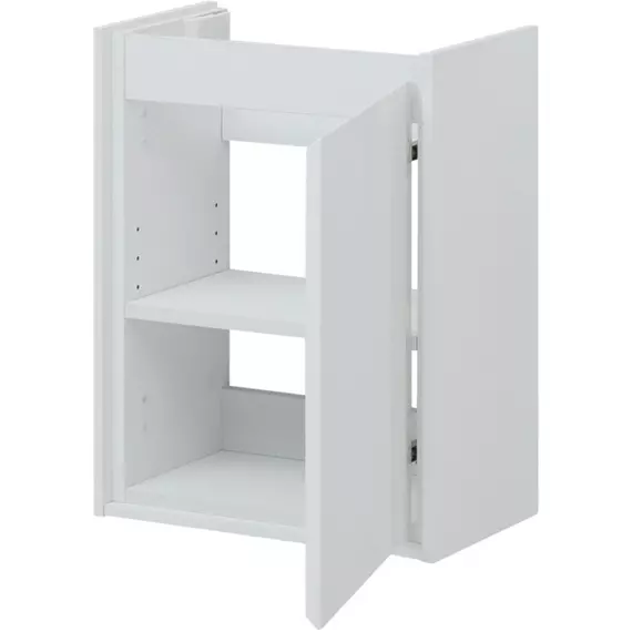 Тумба подвесная с раковиной Aquanet Милан 45 см 00339962, белый глянец фото 4