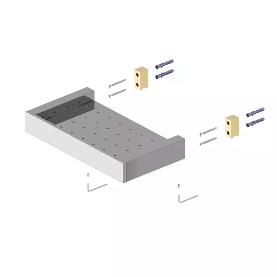 Полочка Timo Petruma 15222/18, черное золото фото 2