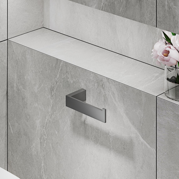 Держатель для туалетной бумаги Timo Petruma 15241/18, цвет чёрное золото фото 2