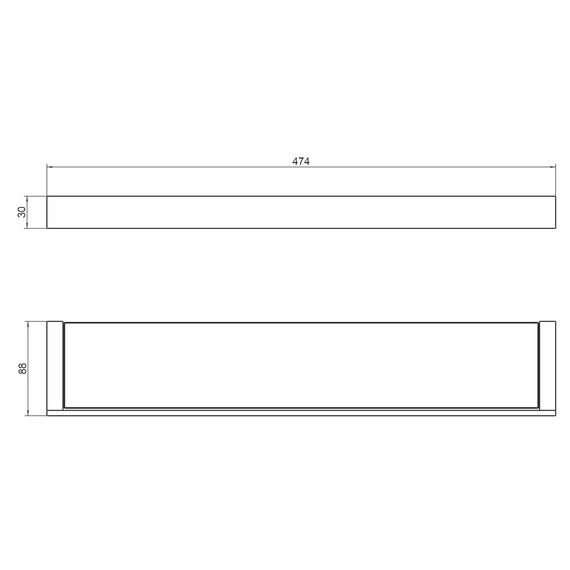 Стеклянная полка Timo Petruma 15272/18, цвет чёрное золото фото 3