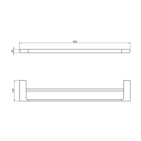Полотенцедержатель Timo Luiro 18456/18, цвет чёрное золото фото 2