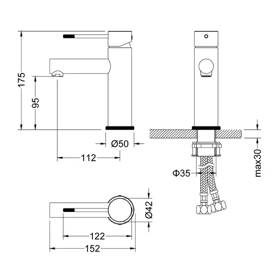 Смеситель для раковины Timo Saona 2361/13F, никель фото 4