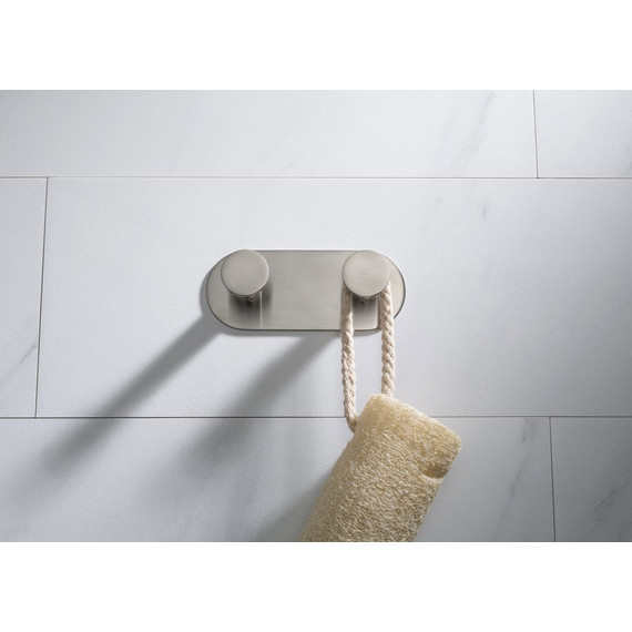 Двойной крючок Timo Saona 13014/13, цвет никель фото 2