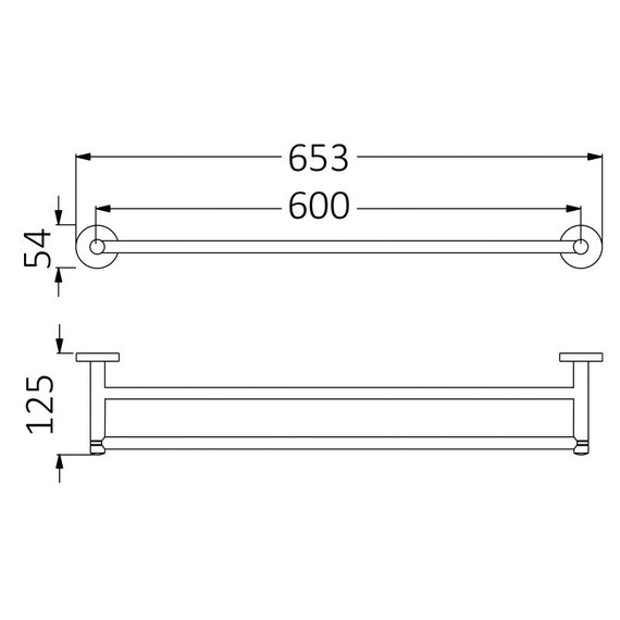Полотенцедержатель Timo Saona 13056/13, цвет никель фото 2