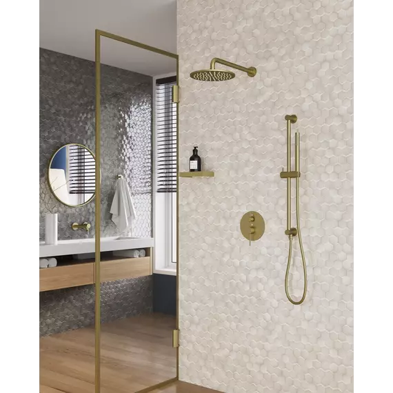 Душевая система для душа Timo Saona SX-2309/17SM (со скрытой частою) золото матовое фото 2