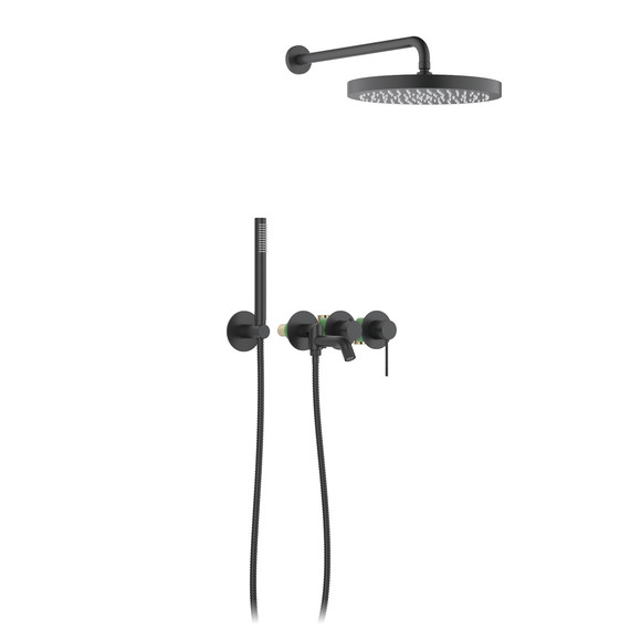 Душевая система для ванны Timo Saona SX-2348/03SM (со скрытой частью) чёрный матовый фото 